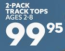 Track Tops 2-8 Ages-2 Pack