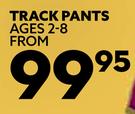 Track Pants 2-8 Ages-Each