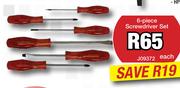 6 Piece Screwdriver Set J09372
