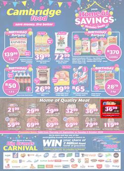 Cambridge Food Gauteng : Home Of Savings (24 September - 6 October 2020), page 1