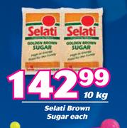 Selati Brown Sugar-10Kg Each