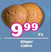 Ginger Cakes-2's Pack