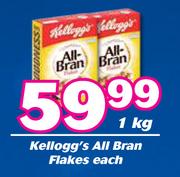 Kellogg's All Bran Flakes-1Kg Each