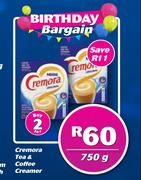 Cremora Tea & Coffee Creamer-For 2 x 750g
