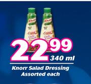 Knorr Salad Dressing Assorted-340ml Each