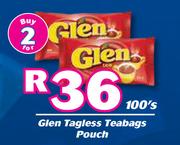 Glen Tagless Teabags Pouch-For 2 x 100's Pack