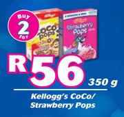 Kellogg's Coco/Strawberry Pops-For 2 x 350g
