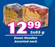 Eezee Noodles Assorted-5 x 65g Each