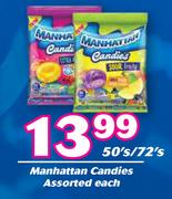 Manhattan Canidies Assorted-50's/72's Each