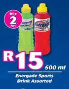 Energade Sports Drink Assorted-For 2 x 500ml