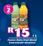 Fusion Dairy Fruit Blend Concentrate Assorted-For 2 x 1L