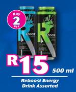 Reboost Energy Drink Assorted-For 2 x 500ml