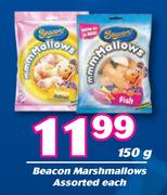 Beacon Marshmallows Assorted-150g Each