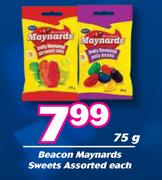 Beacon Maynards Sweets Assorted-75g Each