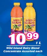 Wild Island Dairy Blend Concentrate Assorted-1L Each