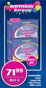 Cambridge Food Long Life Full Cream Milk-6 x 1L