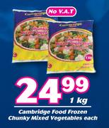 Cambridge Food Frozen Chunky Mixed Vegetables-1Kg Each