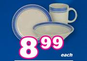 Kwality Line Edge Bowl / 10 Oz Coffee Mug-Each