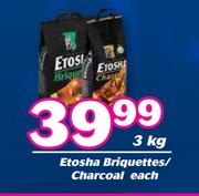 Etosha Briquettes/Charcoal-3Kg Each