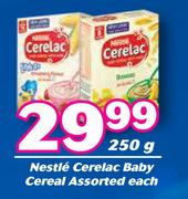 Nestle Cerelac Baby Cereal Assorted-250g Each