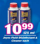 Jeyes Fluid Disinfectant & Cleaner-125ml Each