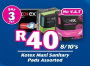Kotex Maxi Sanitary Pads Assorted-For 3 x 8/10's