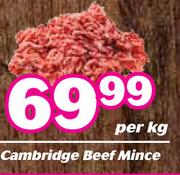 Cambridge Beef Mince-Per Kg