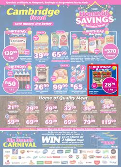 Cambridge Food Nelspruit & Seshego : Home Of Savings (24 September - 6 October 2020), page 1