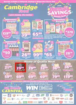 Cambridge Food Nelspruit & Seshego : Home Of Savings (24 September - 6 October 2020), page 1