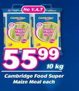 Cambridge Food Super Maize Meal-10Kg Each