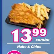 Hake & Chips Combo