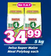 Iwisa Super Maize Meal Polybag-5Kg Each