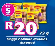Maggi 2-Minute Noodles Assorted-For 5 x 73g