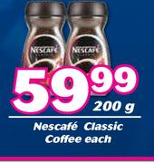 Nescafe Classic Coffee-200g Each