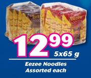 Eezee Noodles Assorted-5x65g Each