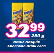 Nescafe Nesquik Chocolate Drink-250g Each