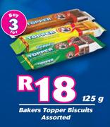 Bakers Topper Biscuits Assorted-For 3 x 125g