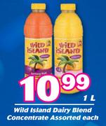 Wild Island Dairy Blend Concentrate Assorted-1Ltr Each
