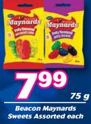 Beacon Maynards Sweets Assorted-75g Each