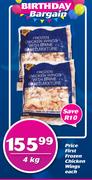 Price First Frozen Chicken Wings-4Kg Each