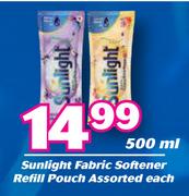 Sunlight Fabric Softener Refill Pouch Assorted-500ml Each
