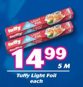 Tuffy Light Foil-5m Each