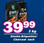 Etosha Briquettes/Charcoal-3Kg Each