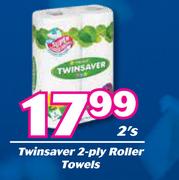 Twinsaver 2-Ply Roller Towels-2's