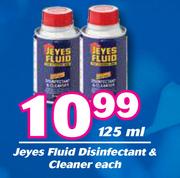 Jeyes Fluid Disinfectant & Cleaner-125ml Each