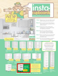 Timbercity : Insta-Cupboards (20 Jul - 31 Oct 2015), page 1