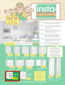 Timbercity : Insta-Cupboards (20 Jul - 31 Oct 2015), page 1