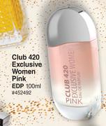 Club 420 Exclusive Women Pink EDP-100ml Each