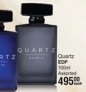 Quartz EDP Assorted-100ml Each