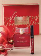 Yardley Gorgeous In Love Gift Set EDP 50ml Plus Stayfast Liquid Matte Lip Vinyl-Per Set